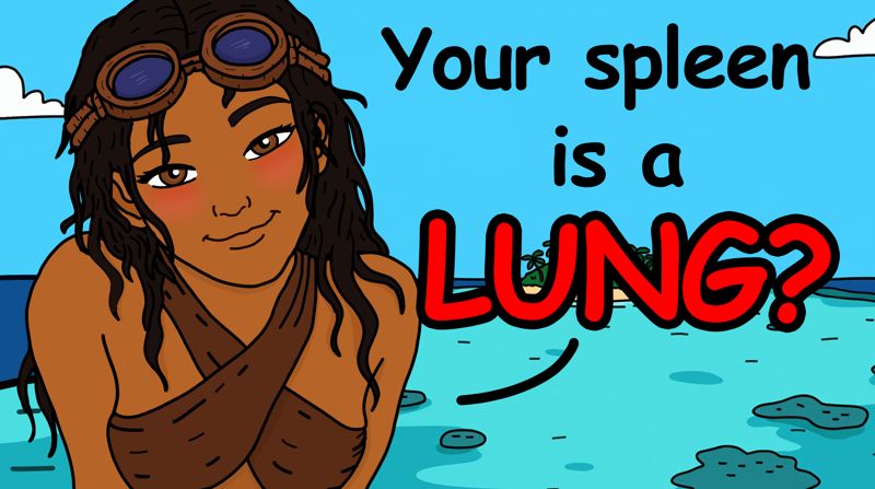 Your spleen is a LUNG?